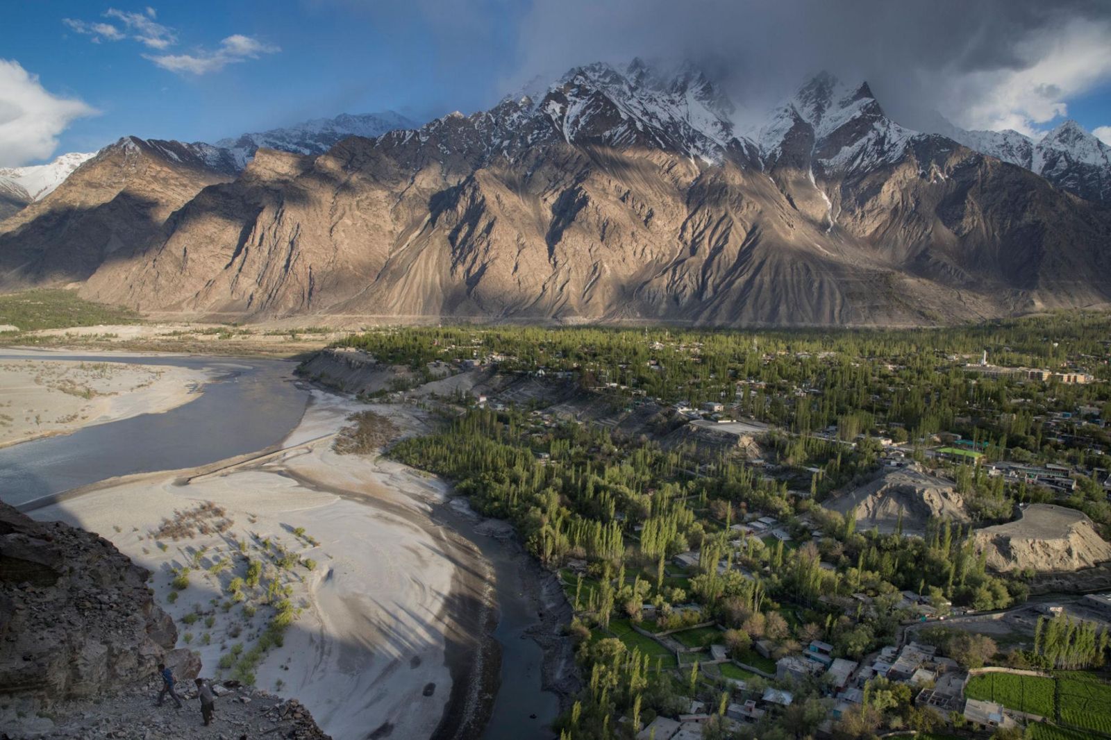 Mountain valley in northern Pakistan