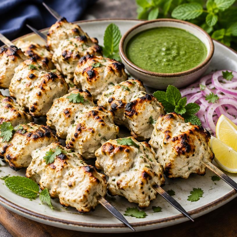 Chicken Malai Tikka (2 Seekh, 6 Pcs)